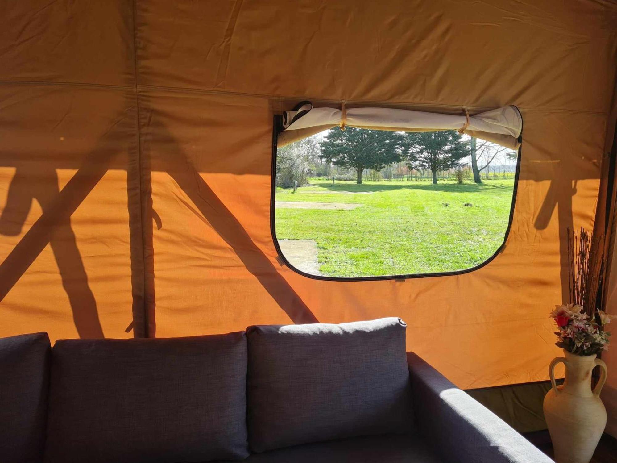 Camping De La Touche Ligueil Экстерьер фото